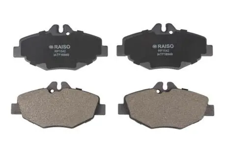 Колодки гальмівні диск. перед. MB E-Class (W211) 02-09 RAISO RP1542