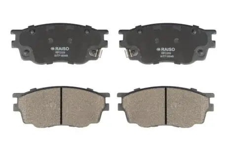 Колодки гальмівні диск. перед. Mazda 6 02-07 RAISO RP3309
