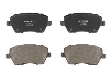 Колодки гальмівні диск. перед. Kangoo/Logan/Duster 08- RAISO RP3332