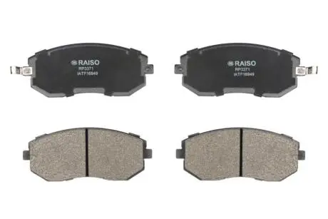 Колодки гальмівні диск. перед. Impreza/Forester 02- RAISO RP3371