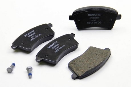 Колодки дисковые тормозные, передний мост (Выр-во) RENAULT 410601334R (фото 1)