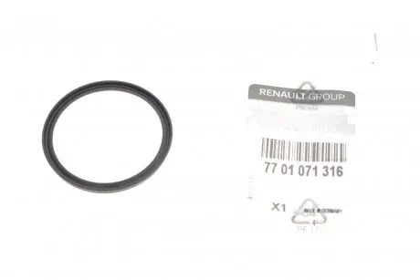 Уплотнительная прокладка патрубка интеркулера Megane 3 1.5 dCi 09- RENAULT 7701071316