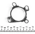 Прокладка клапана EGR Trafic 2.0 dCi 06-/Master 2.3dCi 10- RENAULT 8200577398 (фото 3)