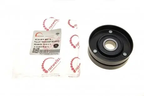 Ролик ременя генератора Chevrolet Lacetti/Opel Combo/Astra 1.4-1.8 91- (натяжний) ROTWEISS RWS3311