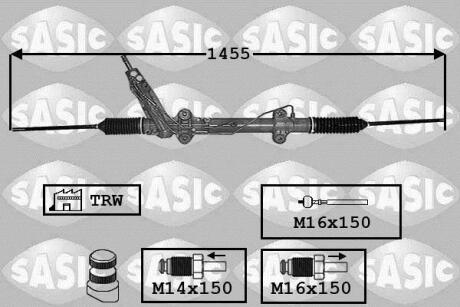 Рульова рейка з підсилювачем керма SASIC 7006050