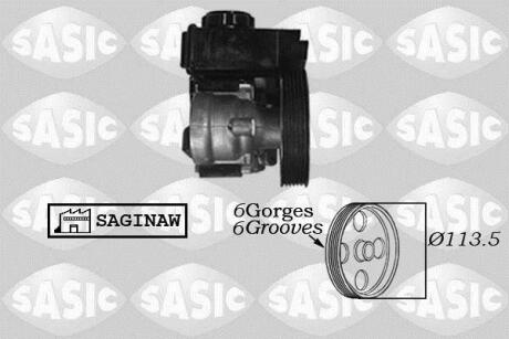Насос гідропідсилювача рульового механізму SASIC 7070004