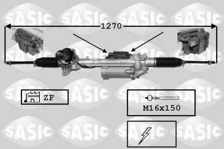 Кермова рейка SASIC 7176059