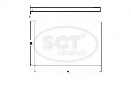 Фільтр салону SKODA Superb I (3U) 2.0 (01-08) (SA 1106) SCT SCT Germany SA1106