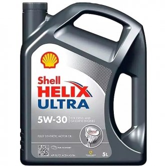 Масло моторн. Helix Ultra SAE 5W-30 (Канистра 5л) SHELL 550040640 (фото 1)