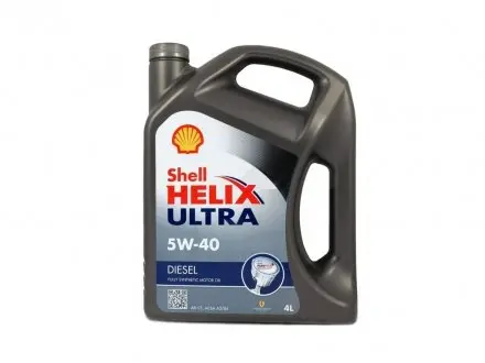 Масло моторное Helix Diesel Ultra SAE 5W-40 (Канистра 4л) SHELL 550046645