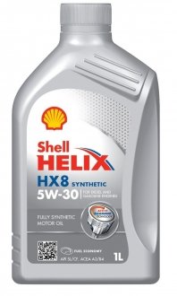 Масло моторн. Helix HX8 ECT C3 5W-30 (Канистра 1л) SHELL 550048140 (фото 1)