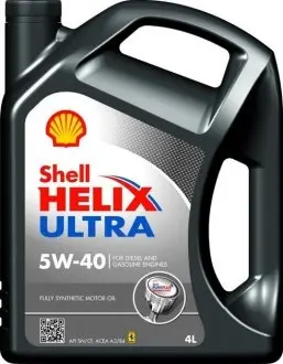 Масло моторное Helix Ultra SAE 5W-40 (Канистра 4л) SHELL 550052679