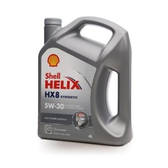 Олива моторна Helix HX8 SAE 5W-30 (Каністра 4л) SHELL 550052835 (фото 1)