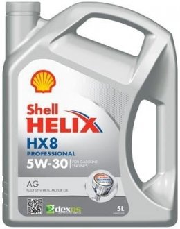 Масло моторное Helix HX8 Professional AG 5W-30 (Канистра 5л) SHELL 550054289