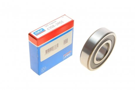 Подшипник шариковый 6308 2RS1 (40х90х23) SKF 6308-2RS1 (фото 1)