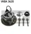Підшипник маточини (передньої) Opel Signum/Vectra C 1.8-3.2 V6 02- (+ABS) (к-кт) SKF VKBA 3620 (фото 2)