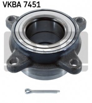 Підшипник колеса,комплект SKF VKBA7451 (фото 1)