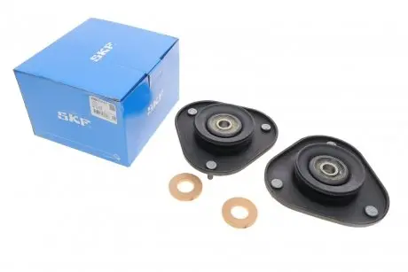 Подушка амортизатора (переднего) 2шт + подшипник 2шт Toyota Corolla 1.4-2.0D 01-07 SKF VKDC 81118 T (фото 1)