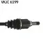 Вал приводной RENAULT FLUENCE (L3_)/ MEGANE III/ SCENIC III SKF VKJC 6199 (фото 3)