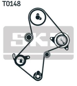 Комплект ГРМ (ремінь + ролик) SKF VKMA06125