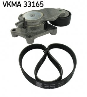 Роликовий модуль натягувача ременя (ролик, ремінь) SKF VKMA 33165 (фото 1)