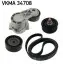 Комплект ременя генератора Citroen Jumper/Peugeot Boxer 2.2 HDi 11- (6PK1640) SKF VKMA34708 (фото 1)