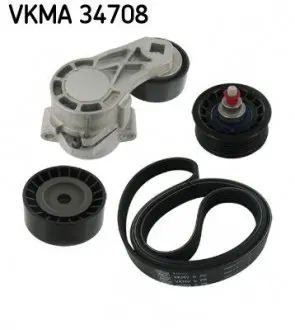 Комплект ременя генератора Citroen Jumper/Peugeot Boxer 2.2 HDi 11- (6PK1640) SKF VKMA34708