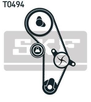 Комплект ГРМ (ремінь + ролик) SKF VKMA95626