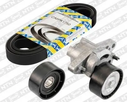 Комплект ремня генератора Renault Clio,Kangoo,Laguna,Megane,Scenic 1.4/1.6 SNR NTN KA855.19