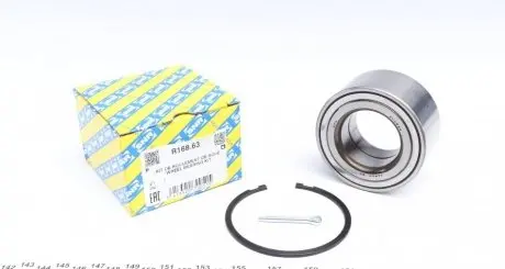 Подшипник ступицы NISSAN ALMERA (N16E) передн. (SNR) NTN-SNR SNR NTN R168.63