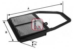 Фільтр повітряний Honda Civic VII 1.4i/1.6i 01-05 SOFIMA S 3228 A (фото 1)