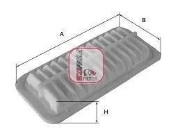 Фильтр воздушный Suzuki Swift 1.2-1.4i 10-/Splash 1.2/LPG 08-/Opel Agila 1.2 10-14 SOFIMA S 3553 A