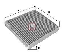 Фільтр салону Skoda Fabia/Roomster/VW Polo 99-10/MB G-class (W461/W463) 03- (вугільний) SOFIMA S4114CA