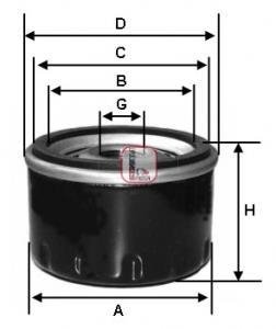 Фільтр оливи SOFIMA S 7230 R (фото 1)