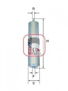 Фільтр паливний BMW 2 (F44/F45/F46)/X1 (F48) 1.5D-2.0D B37/B47 14- (OE line) SOFIMA S9261B