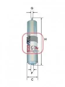 Фільтр паливний BMW 2 (F44/F45/F46)/X1 (F48) 1.5D-2.0D B37/B47 14- (OE line) SOFIMA S9261B