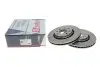 Диск тормозной (передний) Opel Astra F/Kadett E/Vectra A/B 89-/Daewoo Lanos 97- (256x24) Solgy 208062 (фото 4)