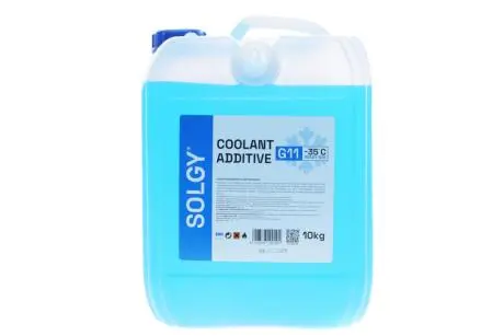 Антифриз (синий) G11 (10kg) (-35°C готов к применению) Solgy 503010