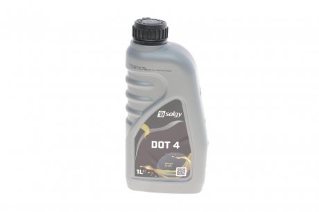 Рідина гальмівна DOT4 (1L) Solgy 504007