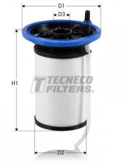 Фільтр паливний (з підігрівом) Tecneco GS026046E (фото 1)