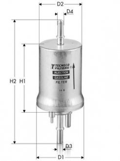 Фiльтр паливний Tecneco IN6Q0201051A