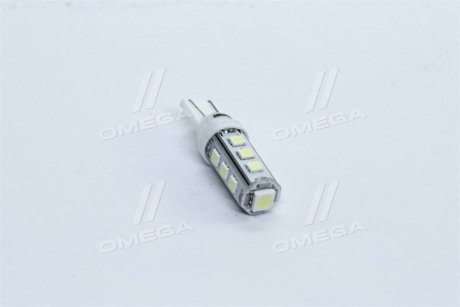 Лампа LED б / ц габарит і панель приладів T10 13SMD W5W 12V WHITE <> TEMPEST Tmp-12T10-12V