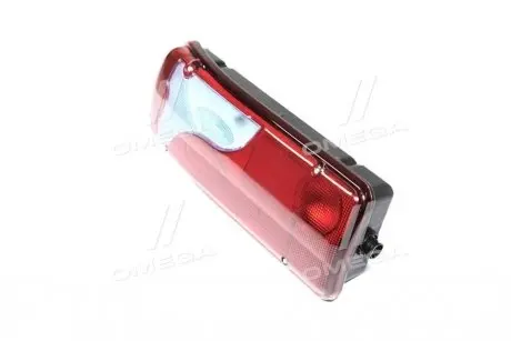 Фонарь задний 5 секций RH (без подсветки номера) голубая вставка MAN TEMPEST TP 02-57-010GR
