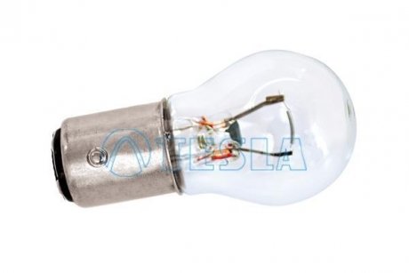 Лампа накала 12V P21W BA15s (1-конт) (кратно 10) TESLA B52101