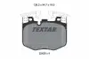 Колодки гальмівні (передні) BMW 3 (G20) 18-/5 (G30/F90)/7 (G11/G12) 15- (Brembo) TEXTAR 2242501 (фото 2)
