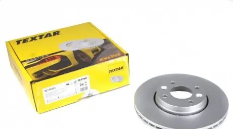 Диск тормозной (передний) Renault Megane II/Clio II/III 1.2-1.5 dCI 02- (260x22) PRO TEXTAR 92119203