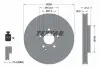 Диск тормозной (передний) MB E-class (W211/S211) 03-09 (304x30) (с покрытием) (вентил.) PRO+ TEXTAR 92152105 (фото 3)