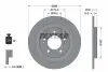 Диск тормозной (задний) Hyundai i30/Kia Ceed 12-(284x10) PRO TEXTAR 92252703 (фото 2)