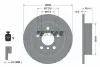 Диск тормозной (задний) Mini (F55/F56/F57) 13- (259x10) B36/B37/B38/B46/B47/B48 PRO TEXTAR 92279303 (фото 3)