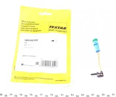 Датчик зносу гальмівних колодок TEXTAR 98048700
